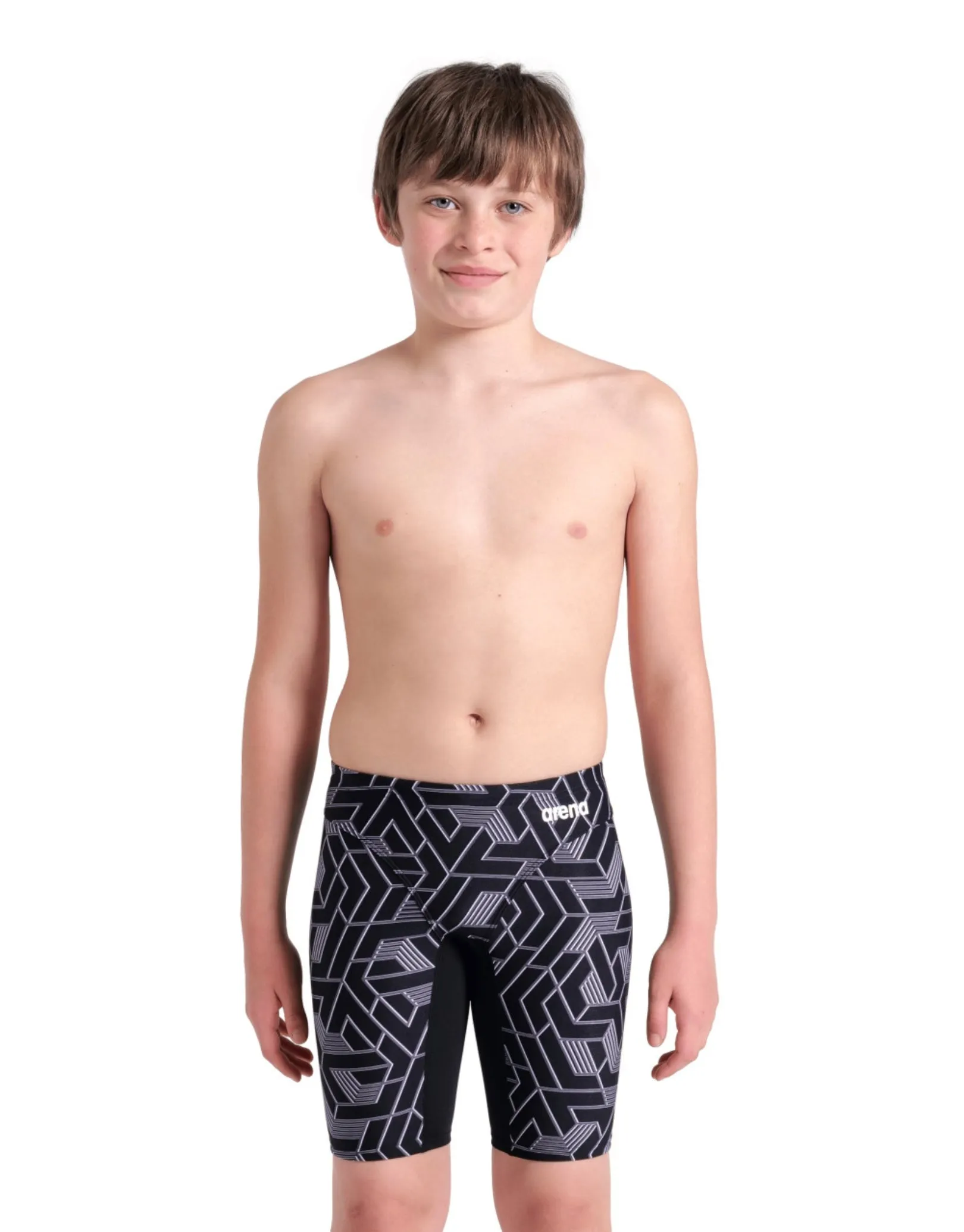 Boys Escape Swim Jammer - Black/Team