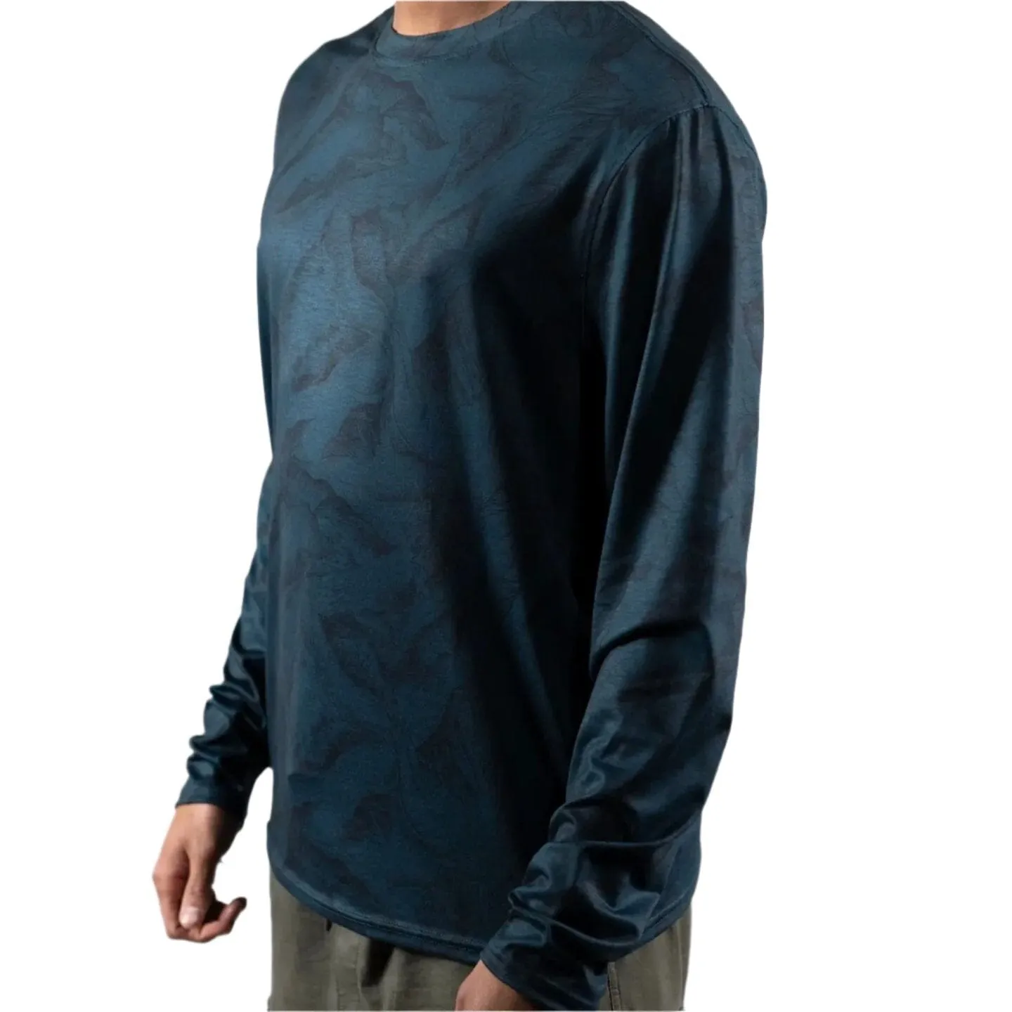 JONES Recycled Long Sleeve Tech T-Shirt Pacific Teal