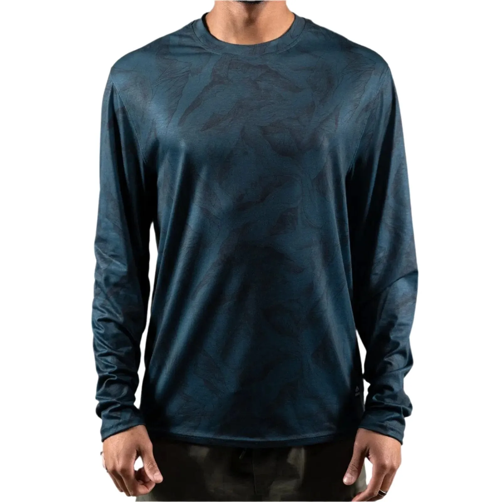 JONES Recycled Long Sleeve Tech T-Shirt Pacific Teal
