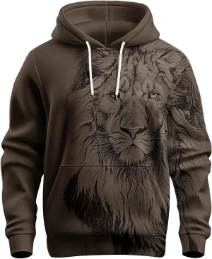 LCMTWX Mens Sweatshirt Winter Vintage Long Sleeve Hoodie Half Zipper Hooded Sweatshirt Top Workwear Multi Pocket Outdoor