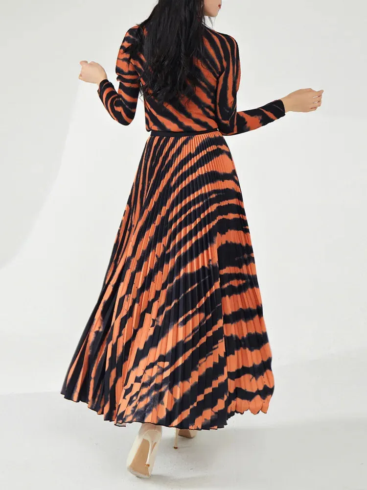 Luxury Matching Long Skirt & Top Set