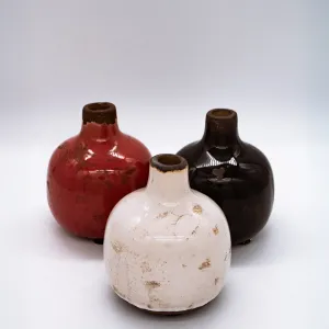 Mini Ceramic Vase - Assorted Colors