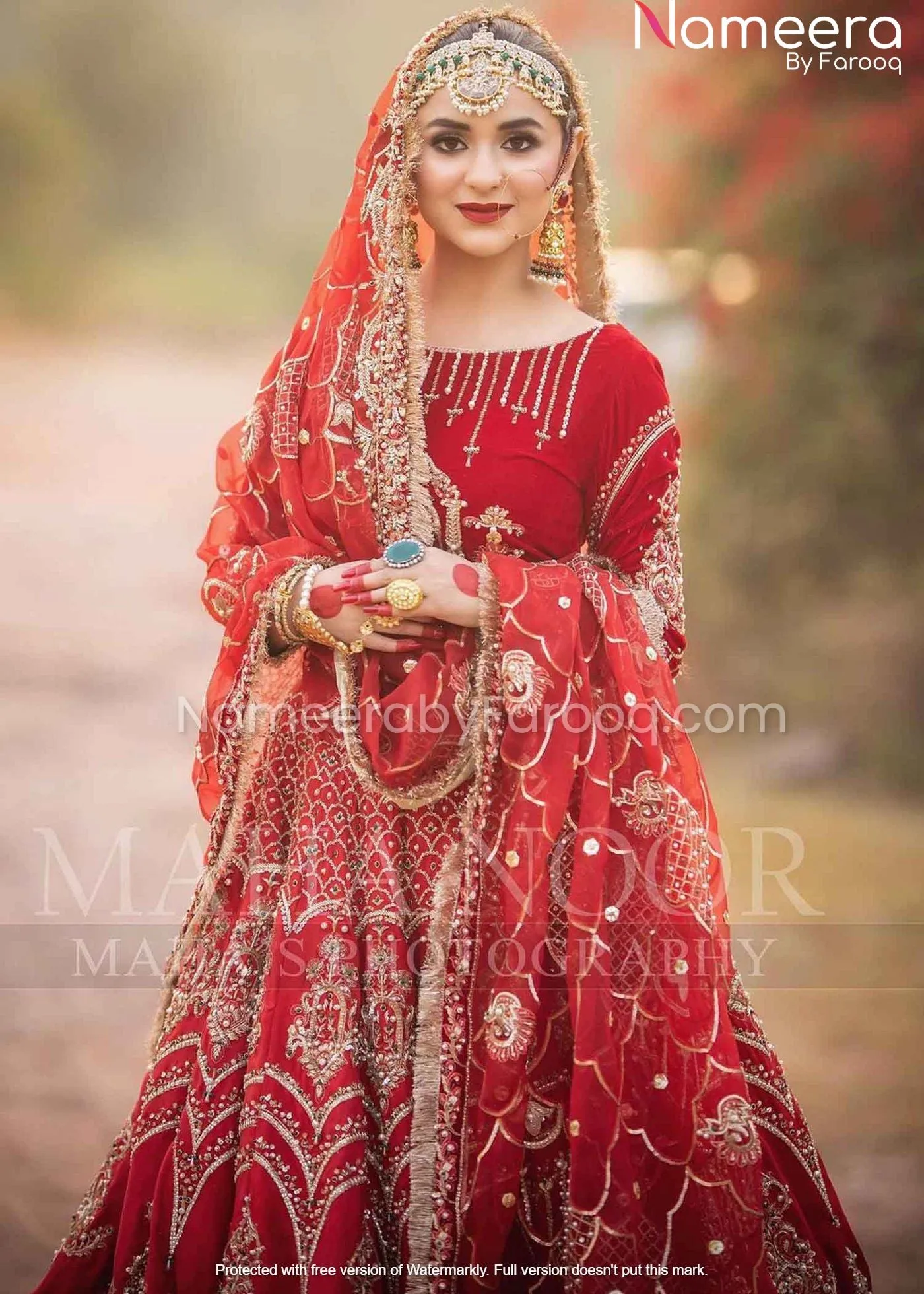 Pakistani Lehenga Choli Desi Bridal Dresses #BN159