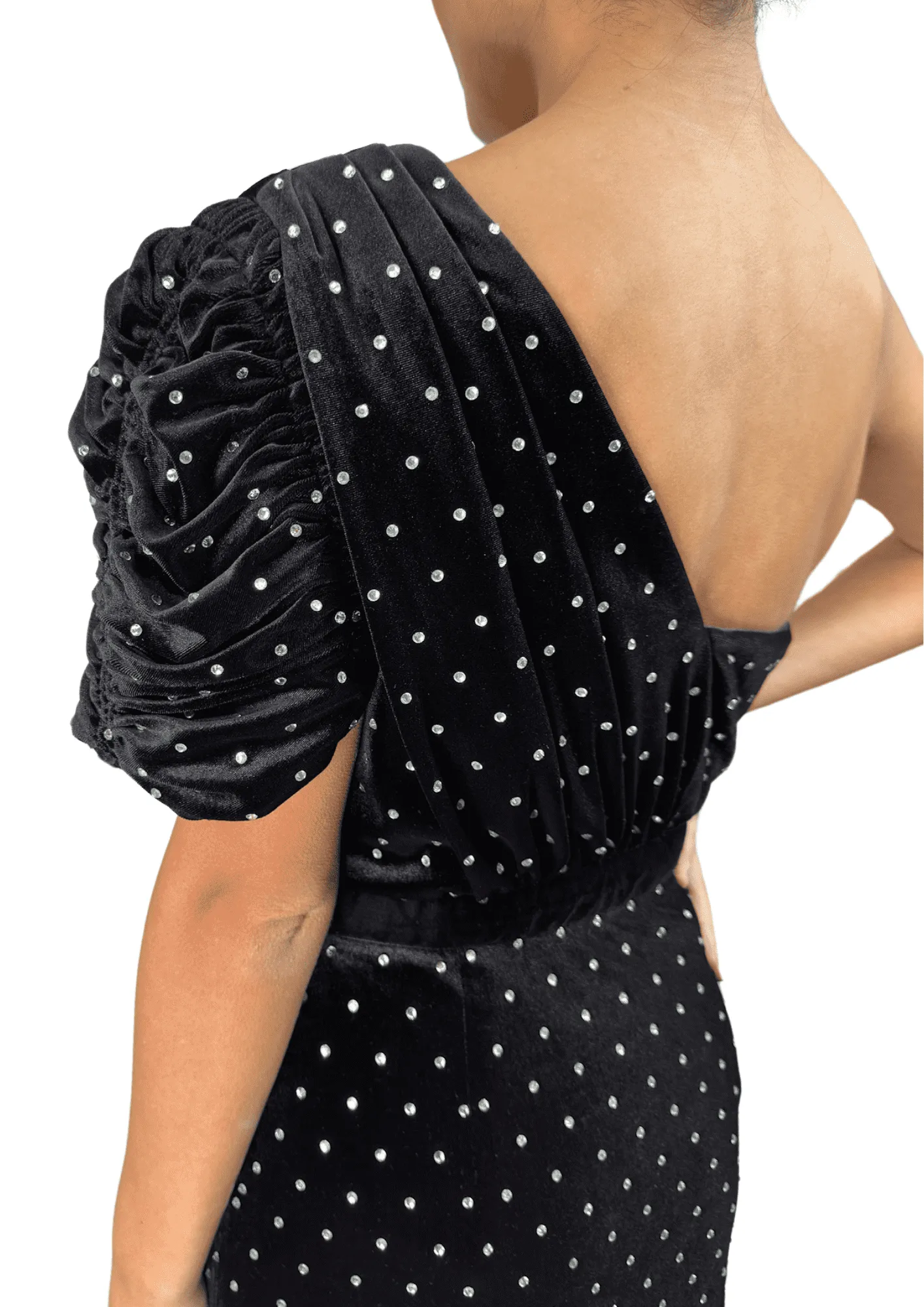 SELF-PORTRAIT - Velvet Mini Dress